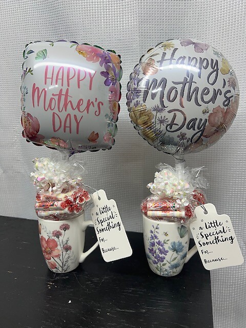 Mug with Candy and Balloon