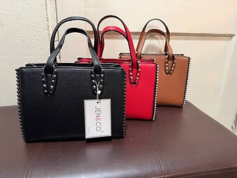 Black Studded Box Purse