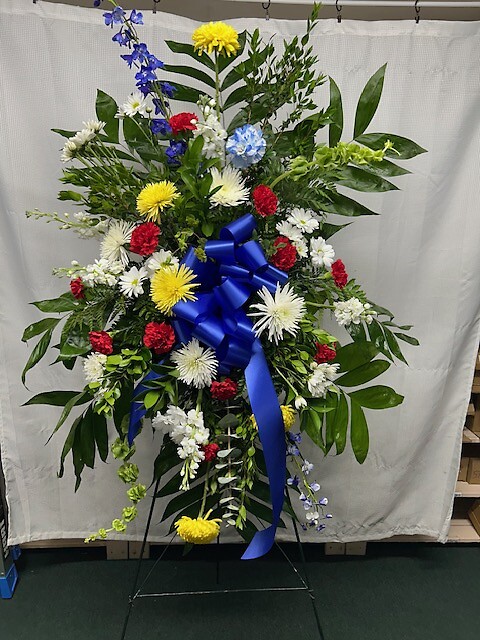 Patriotic Standing Spray
